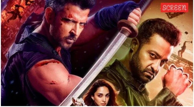 "War 2 box office collection day 6 Hrithik Roshan Jr NTR still"